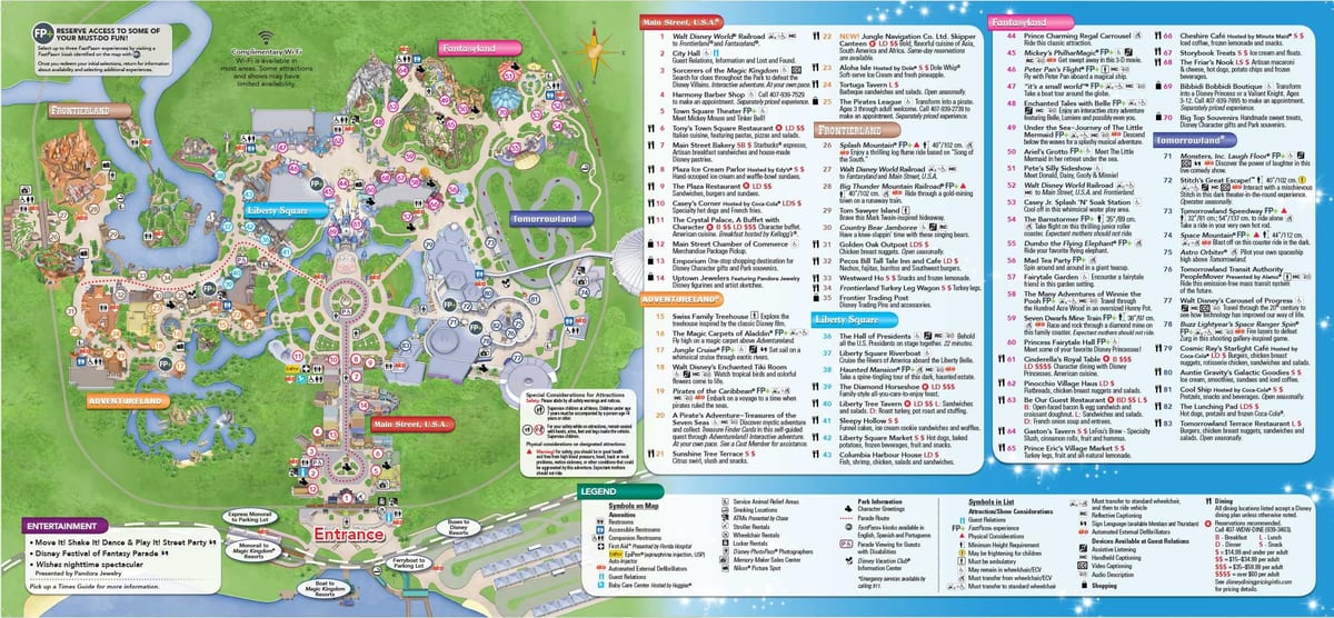 Disney World Orlando kort