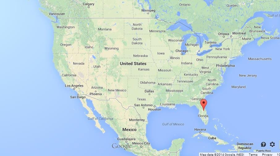 Orlando kort amerikas forenede stater