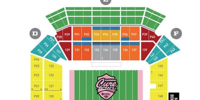Camping Verden stadion sæde kort