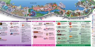 Downtown Disney Orlando kort