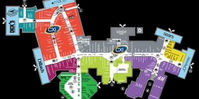Florida mall Orlando kort