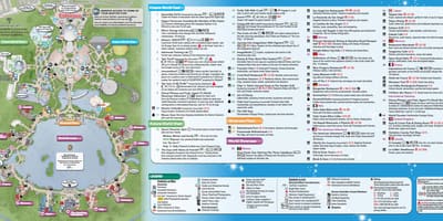 EPCOT Orlando kort