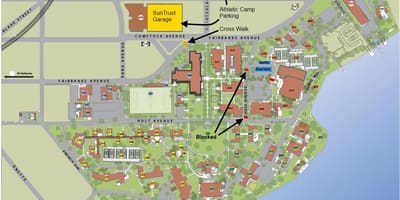 Kort over Rollins college